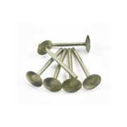 6 große Messerschneidfräser - Schaft 3,0 mm