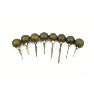 Klicken um zu vergrößern 8 Stichel - gebraucht - Set 5