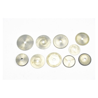 10 x Metallkreiss&auml;geblatt - D 36 bis 55 mm