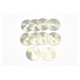 Klicken um zu vergrößern 10 x Metallkreissägeblatt - D 80 mm - Stärke 0,6 - 1,2 mm